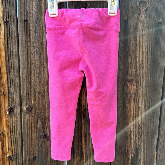 Beyond Yoga Pink Kids Leggings - Picture 3 of 8